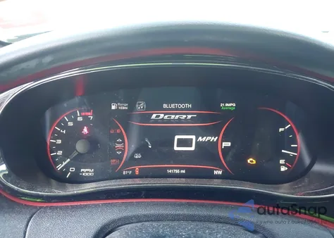 2015 Dodge Dart Gt z USA, uszkodzony, nr VIN 1C3CDFEB2FD119348